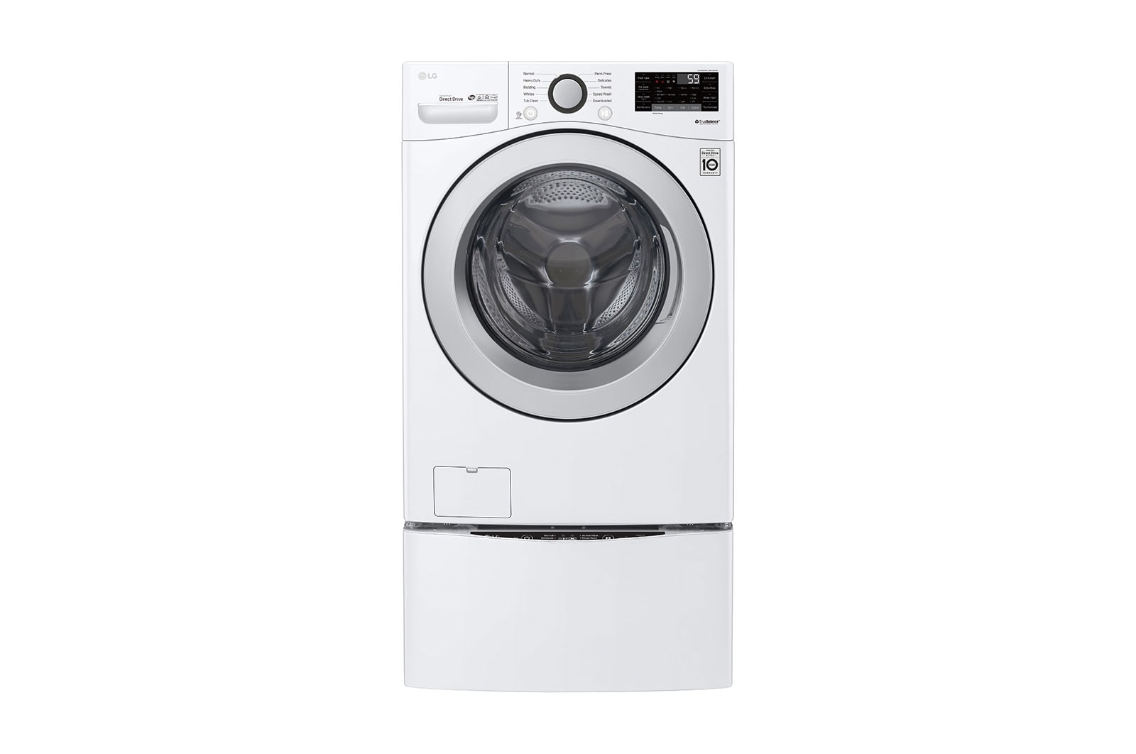 LG 5.2 cu. ft. Ultra Large Smart Wi-Fi Enabled Front Load Washer, WM3500CW