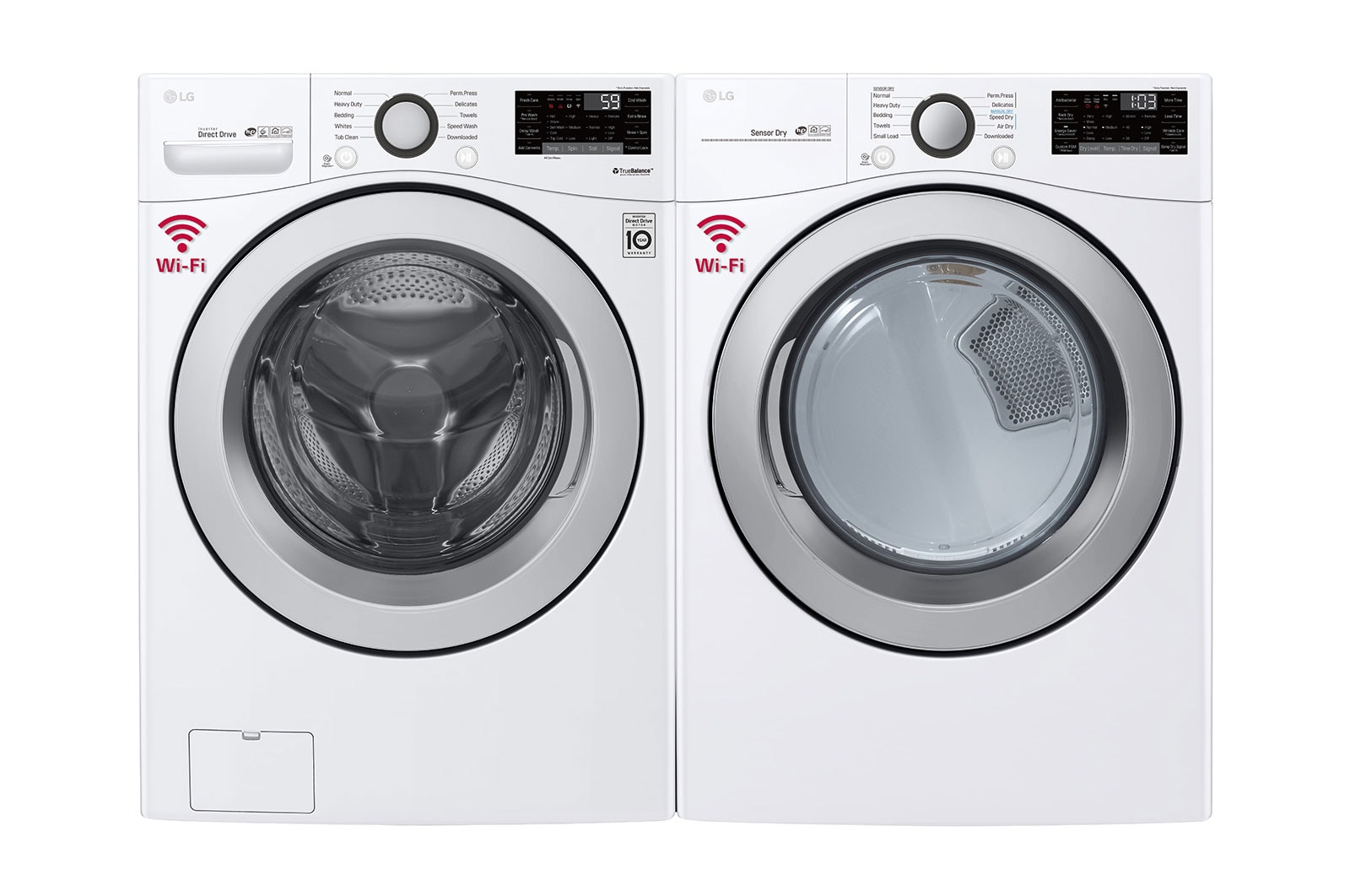 LG 5.2 cu. ft. Ultra Large Smart Wi-Fi Enabled Front Load Washer, WM3500CW