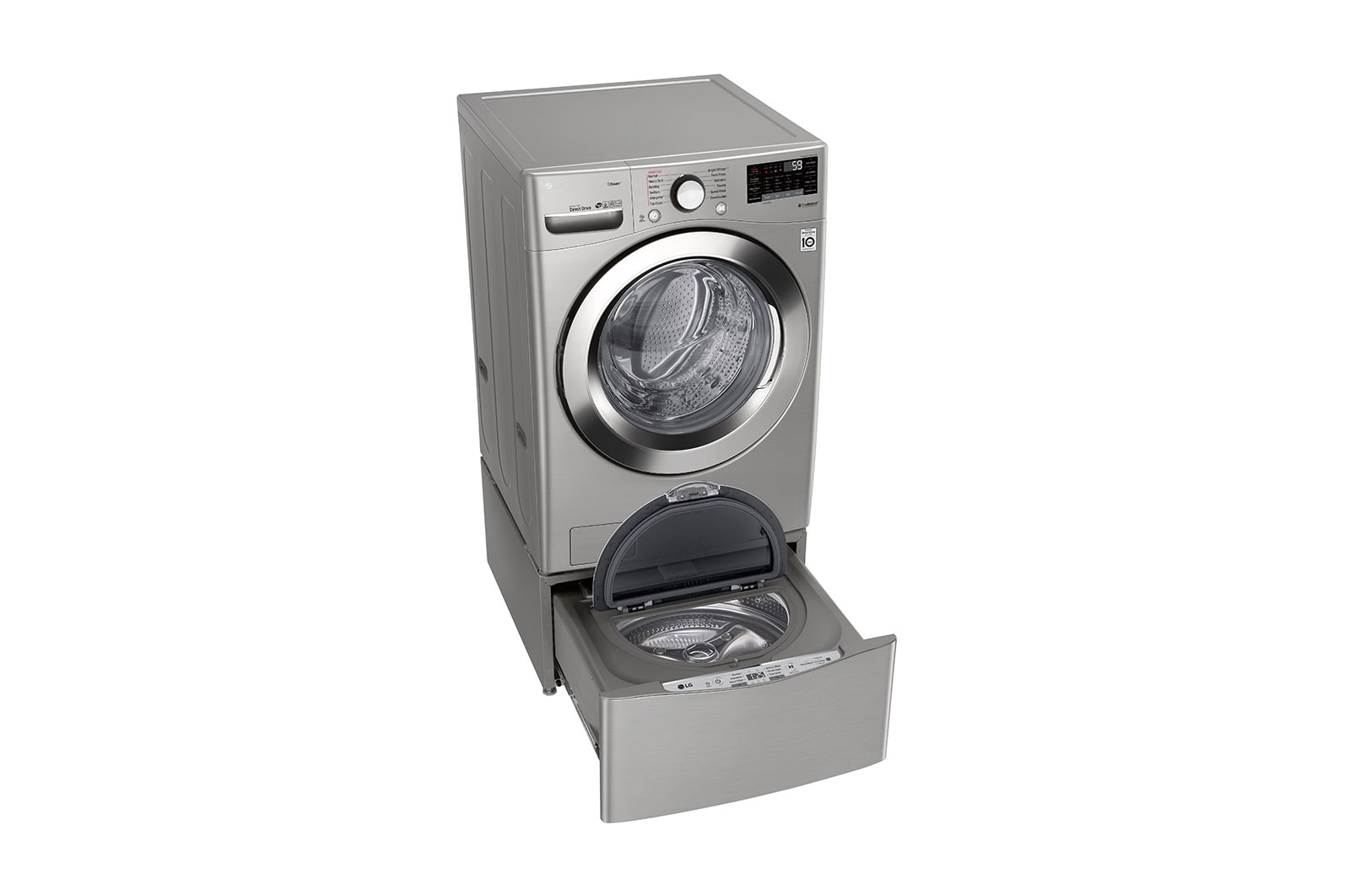 LG 5.2 cu. ft. Ultra Large Smart Wi-Fi Enabled Front Load Washer, WM3700HVA