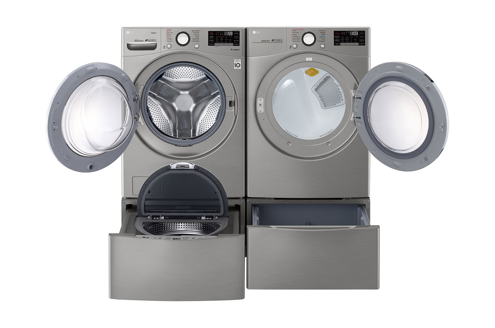 LG 5.2 cu. ft. Ultra Large Smart Wi-Fi Enabled Front Load Washer, WM3700HVA