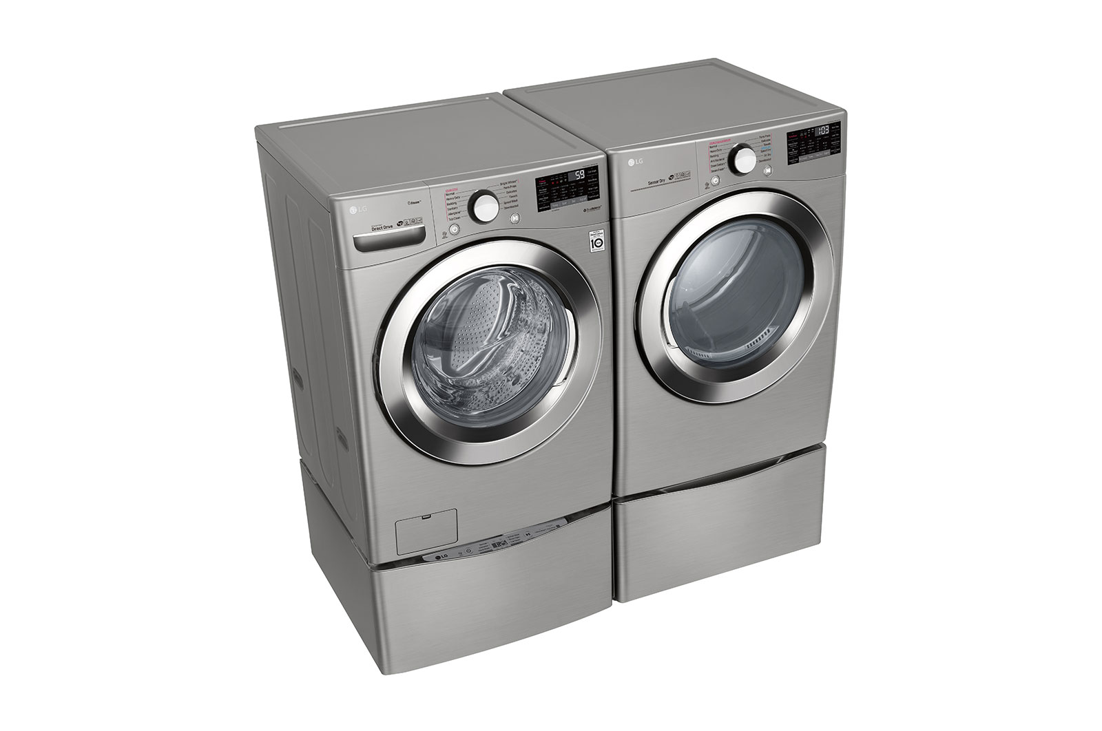 LG 5.2 cu. ft. Ultra Large Smart Wi-Fi Enabled Front Load Washer, WM3700HVA