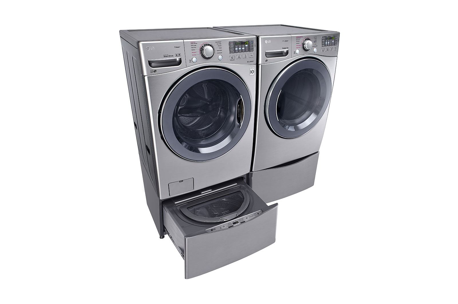 LG 5.2 cu.ft. Ultra Large Capacity Washer with NeveRust™ Stainless Steel Drum , WM3770HVA