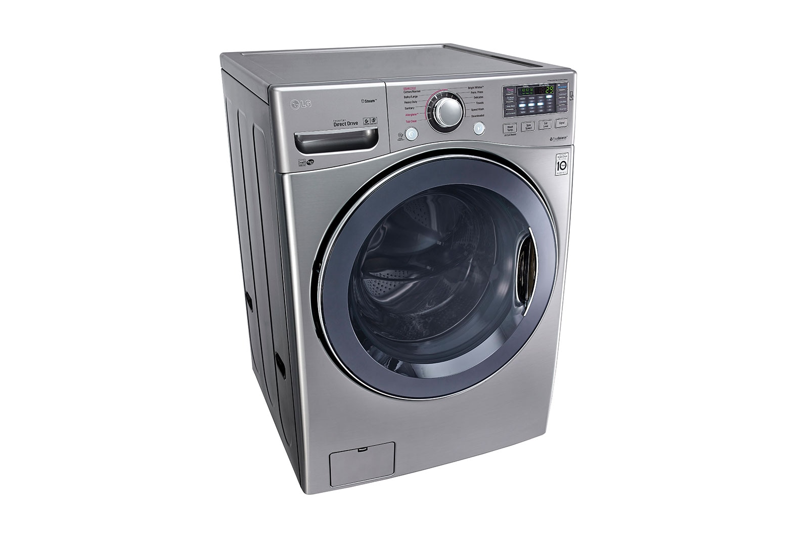 LG 5.2 cu.ft. Ultra Large Capacity Washer with NeveRust™ Stainless Steel Drum , WM3770HVA