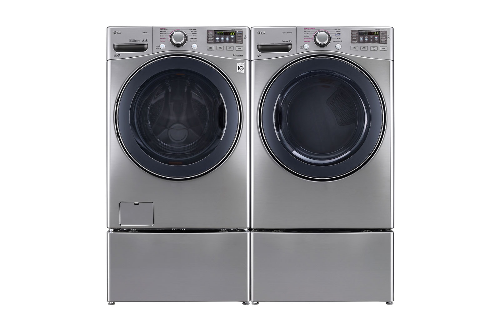 LG 5.2 cu.ft. Ultra Large Capacity Washer with NeveRust™ Stainless Steel Drum , WM3770HVA