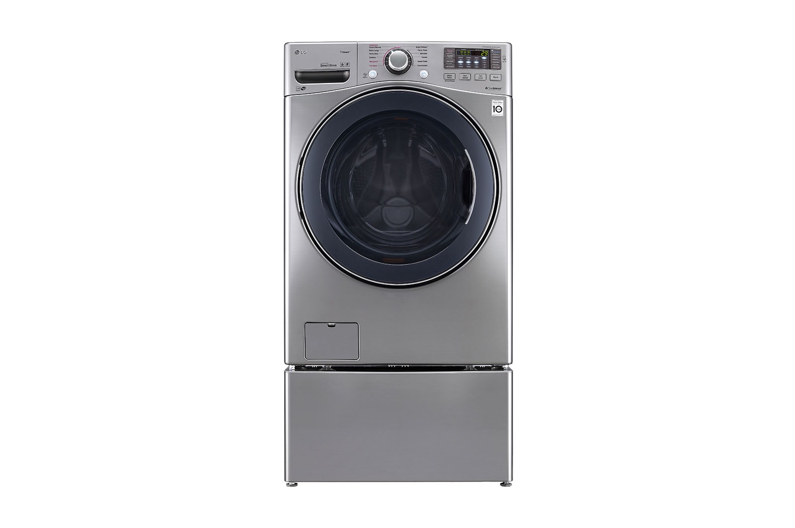 LG 5.2 cu.ft. Ultra Large Capacity Washer with NeveRust™ Stainless Steel Drum , WM3770HVA