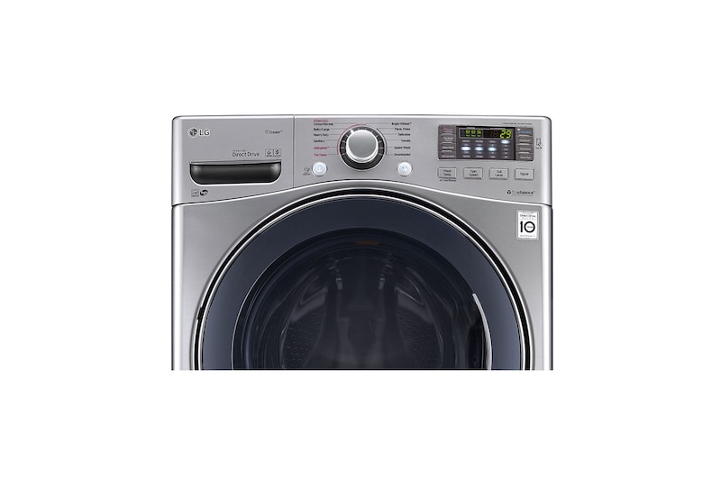 LG 5.2 cu.ft. Ultra Large Capacity Washer with NeveRust™ Stainless Steel Drum , WM3770HVA