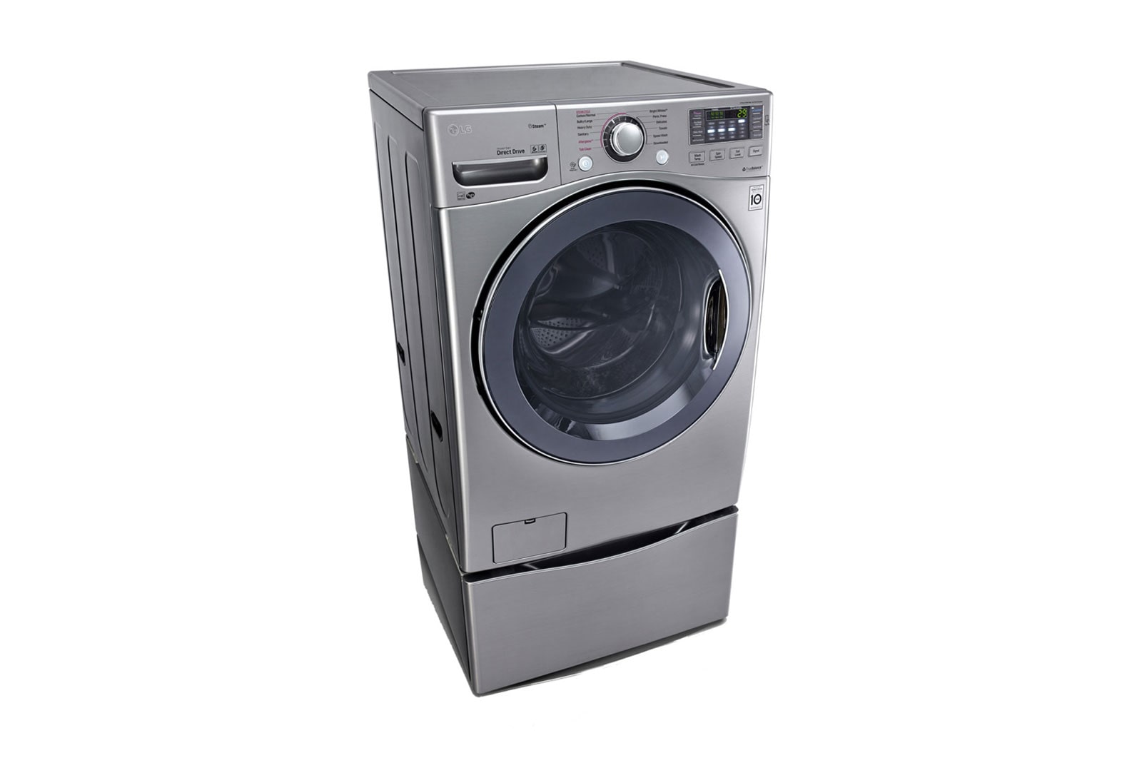 LG 5.2 cu.ft. Ultra Large Capacity Washer with NeveRust™ Stainless Steel Drum , WM3770HVA