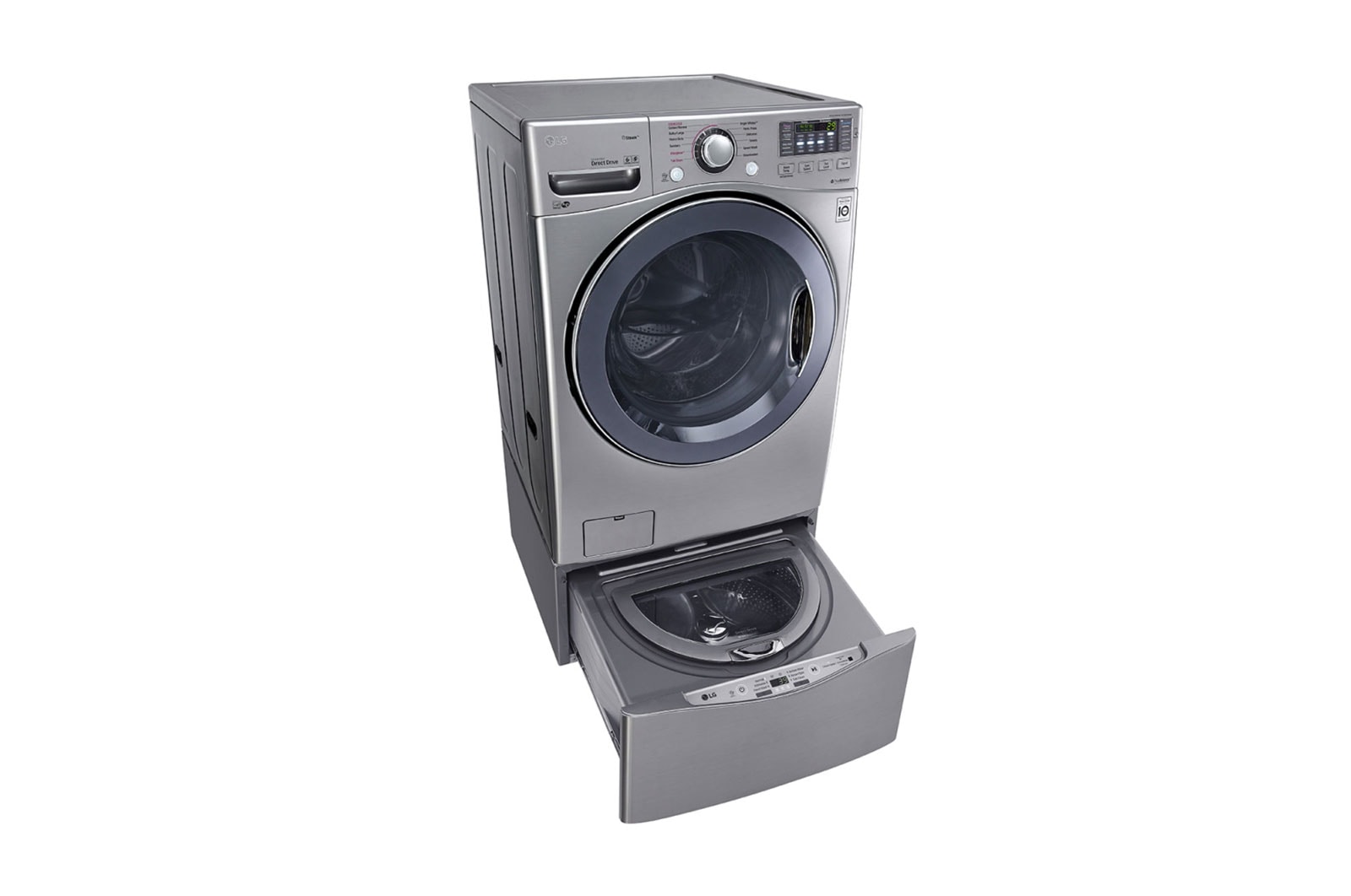 LG 5.2 cu.ft. Ultra Large Capacity Washer with NeveRust™ Stainless Steel Drum , WM3770HVA