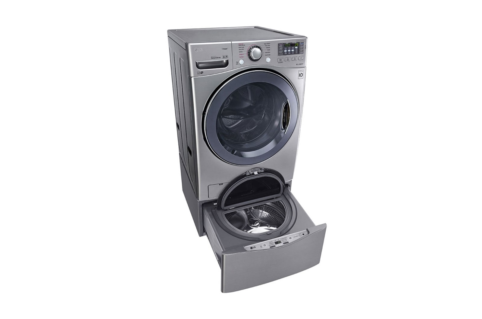 LG 5.2 cu.ft. Ultra Large Capacity Washer with NeveRust™ Stainless Steel Drum , WM3770HVA