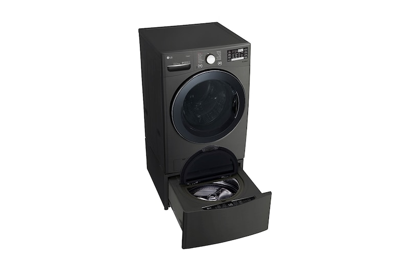 LG 5.2 cu.ft. Ultra Large Capacity Washer with NeveRust™ Stainless Steel Drum , WM3800HBA