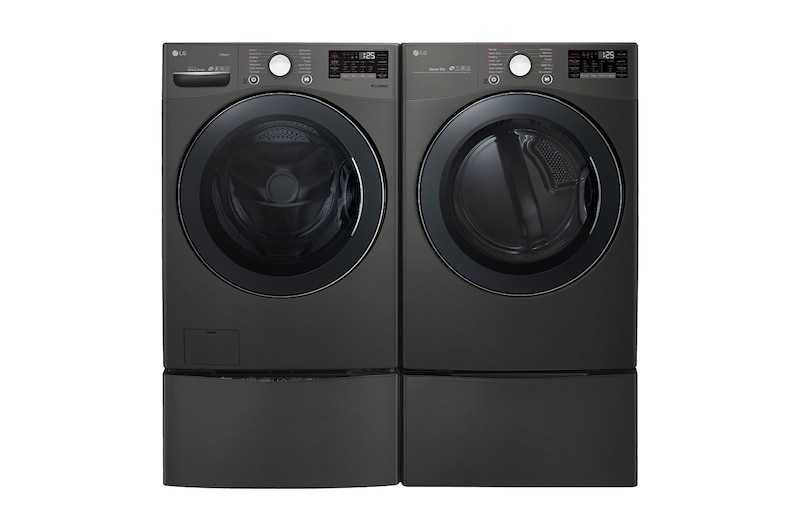 LG 5.2 cu.ft. Ultra Large Capacity Washer with NeveRust™ Stainless Steel Drum , WM3800HBA