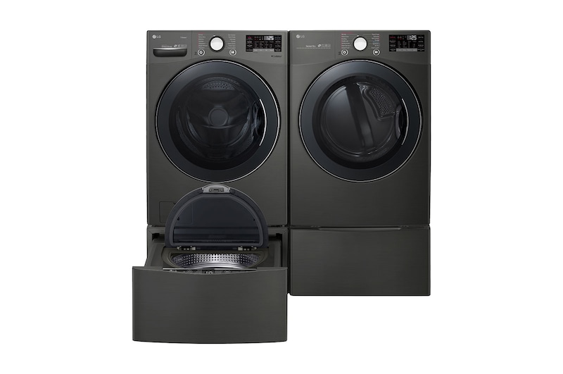 LG 5.2 cu.ft. Ultra Large Capacity Washer with NeveRust™ Stainless Steel Drum , WM3800HBA
