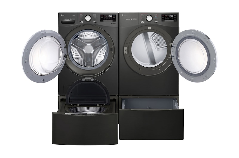 LG 5.2 cu.ft. Ultra Large Capacity Washer with NeveRust™ Stainless Steel Drum , WM3800HBA