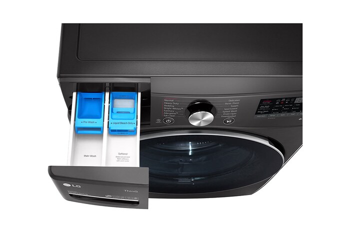 LG 5.2 cu.ft. Ultra Large Capacity Front Load Washer with AI DD™, WM4100HBA