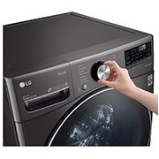 LG 5.2 cu.ft. Ultra Large Capacity Front Load Washer with AI DD™, WM4100HBA