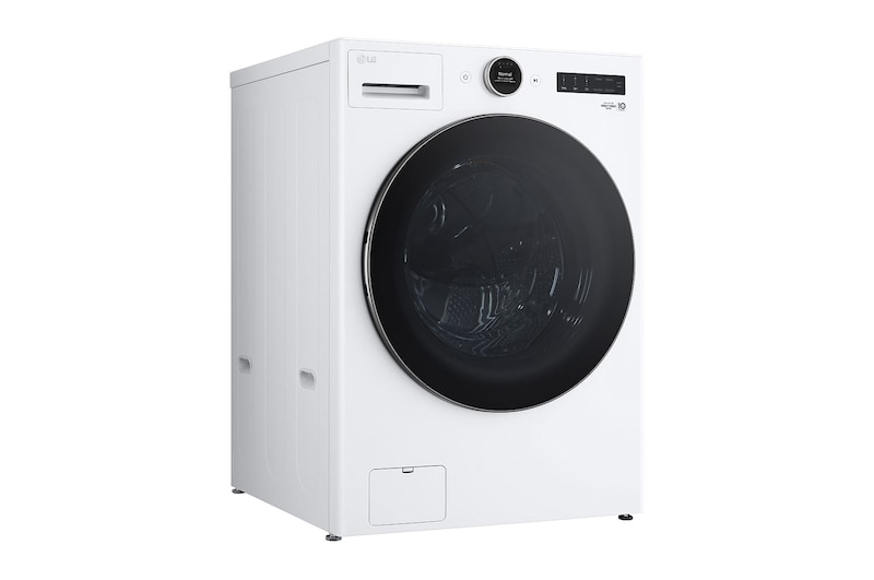 LG Front view of 5.2 cu. ft. Capacity Smart Front Load ENERGY STAR®Washer with TurboWash® 360°, WM5500HWA, WM5500HWA