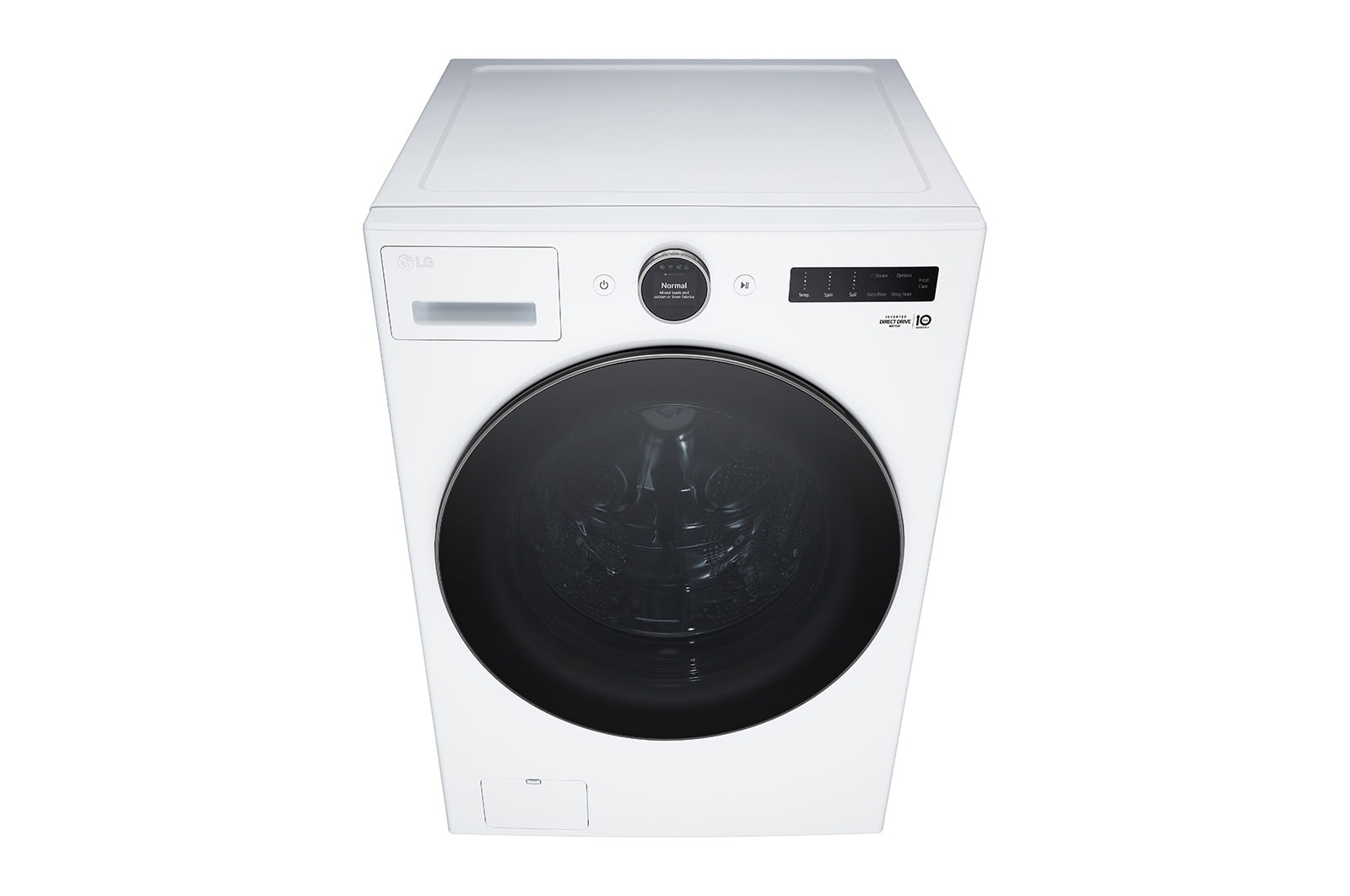 LG Front view of 5.2 cu. ft. Capacity Smart Front Load ENERGY STAR®Washer with TurboWash® 360°, WM5500HWA, WM5500HWA
