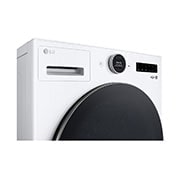 LG Front view of 5.2 cu. ft. Capacity Smart Front Load ENERGY STAR®Washer with TurboWash® 360°, WM5500HWA, WM5500HWA