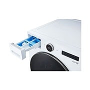 LG Front view of 5.2 cu. ft. Capacity Smart Front Load ENERGY STAR®Washer with TurboWash® 360°, WM5500HWA, WM5500HWA
