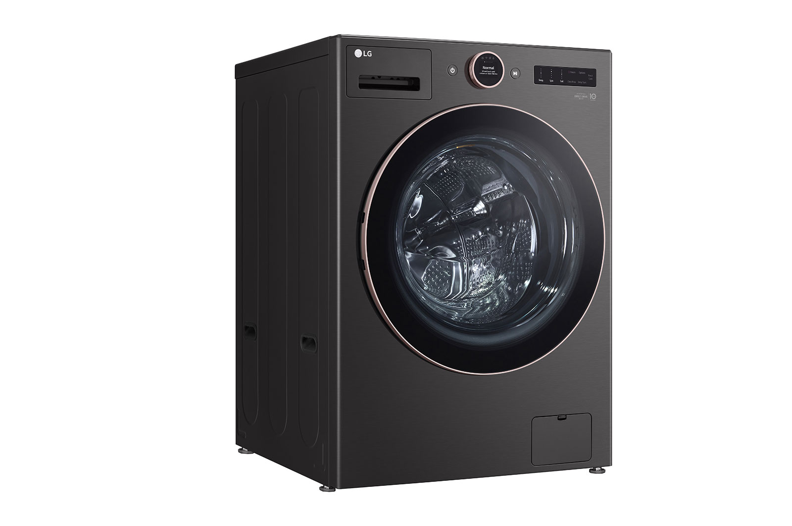 LG 5.8 cu. ft. Mega Capacity Smart Front Load ENERGY STAR<sup>®</sup> Washer with TurboWash<sup>®</sup>360° and AI DD™ Built-In Intelligence, WM6500HBA
