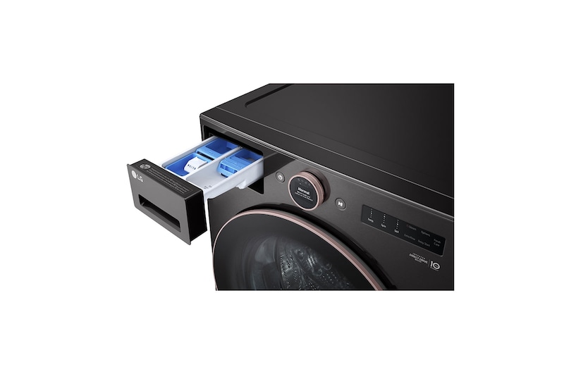 LG 5.8 cu. ft. Mega Capacity Smart Front Load ENERGY STAR<sup>®</sup> Washer with TurboWash<sup>®</sup>360° and AI DD™ Built-In Intelligence, WM6500HBA