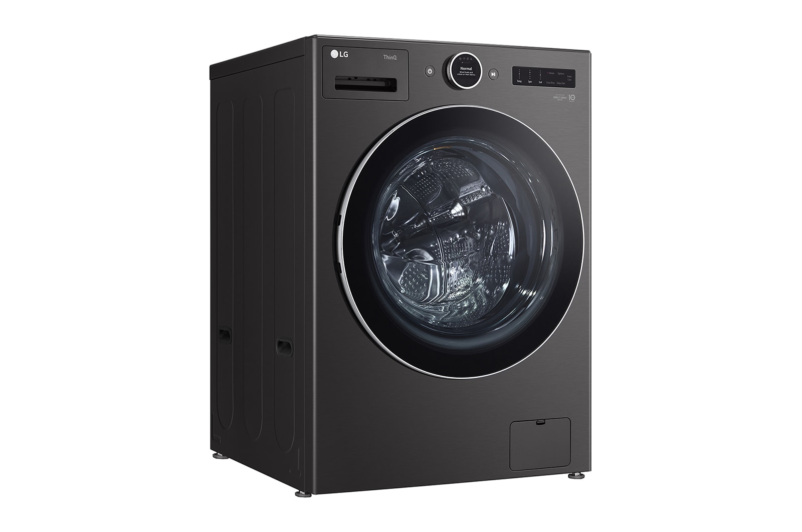 LG 5.8 cu. ft. Front Load Washer with AI DD™ 2.0 and LCD Knob, WM6700HBA