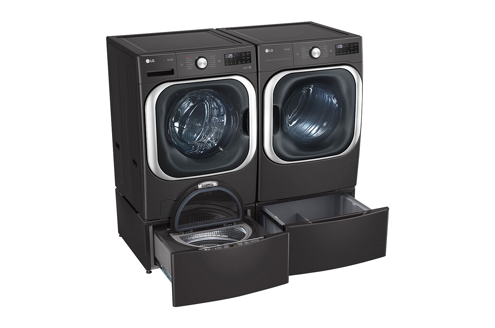 LG 6.0 cu. ft. Mega Capacity Smart wi-fi Enabled Front Load Washer with TurboWash®, WM8900HBA