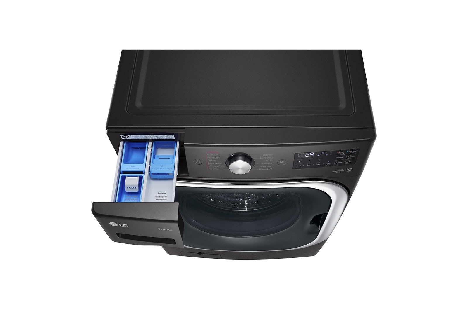 LG 6.0 cu. ft. Mega Capacity Smart wi-fi Enabled Front Load Washer with TurboWash®, WM8900HBA