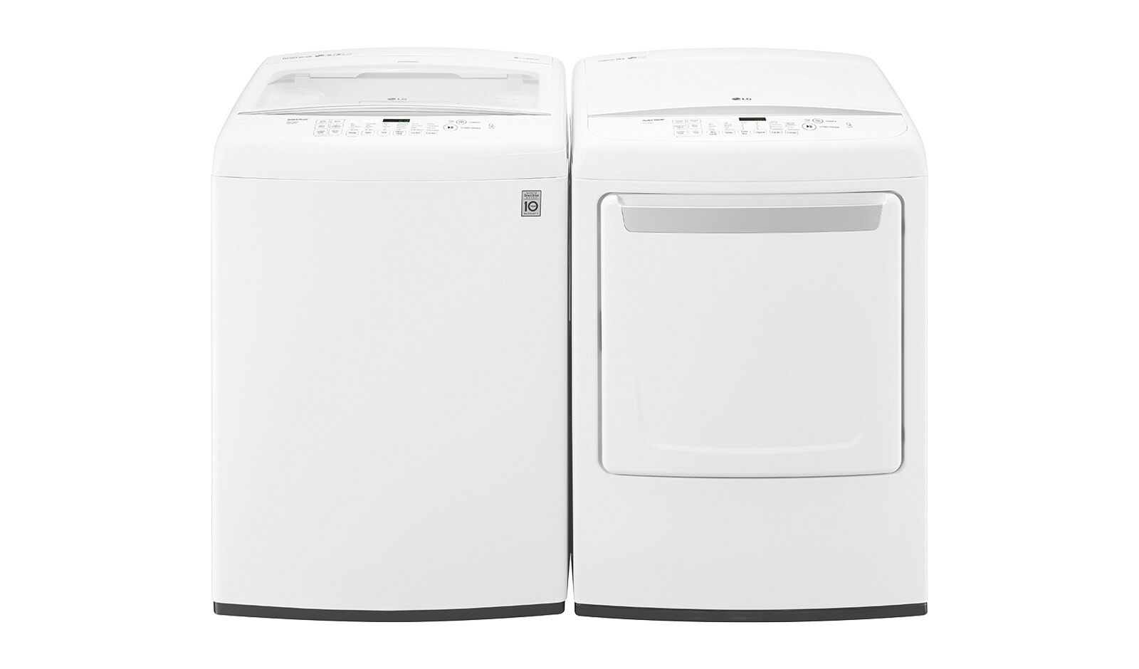 LG 5.2 CU.FT. HIGH EFFICIENCY TOP LOAD WASHER WITH FRONT CONTROL DESIGN AND PRE WASH, WT1501CW