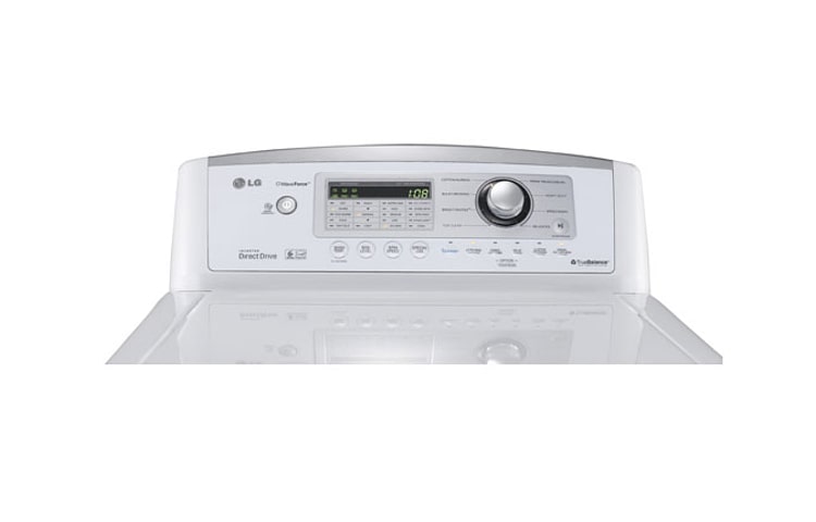 LG 5.4 cu.ft. High Efficiency Top Load Washer with WaveForce™ Technology, WT4901CW