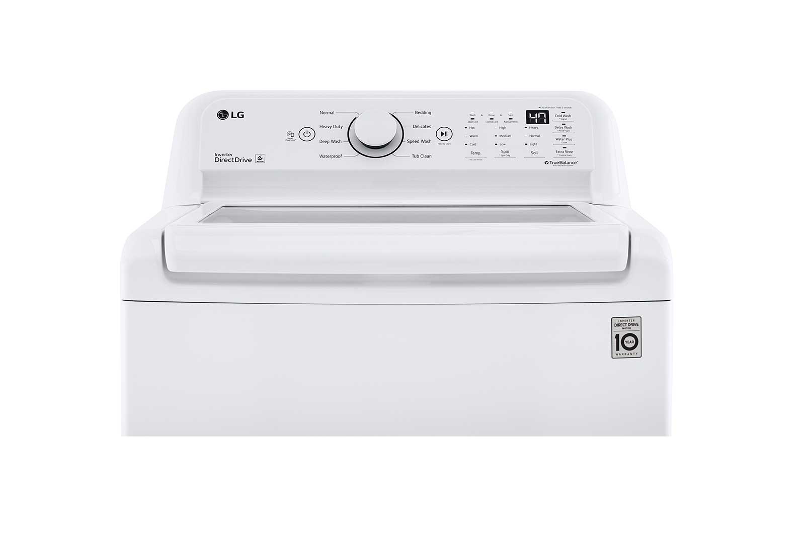 LG 5.2 cu. ft. Ultra Large Capacity Top Load Washer with TurboDrum™ Technology, WT7010CW