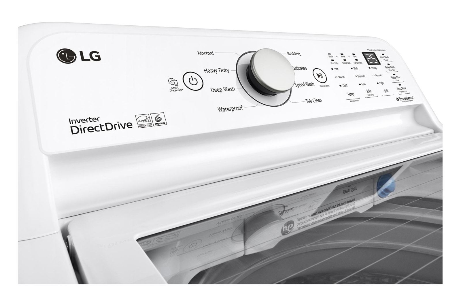 LG 5.8 cu. ft. Capacity Top Load Washer, WT7150CW