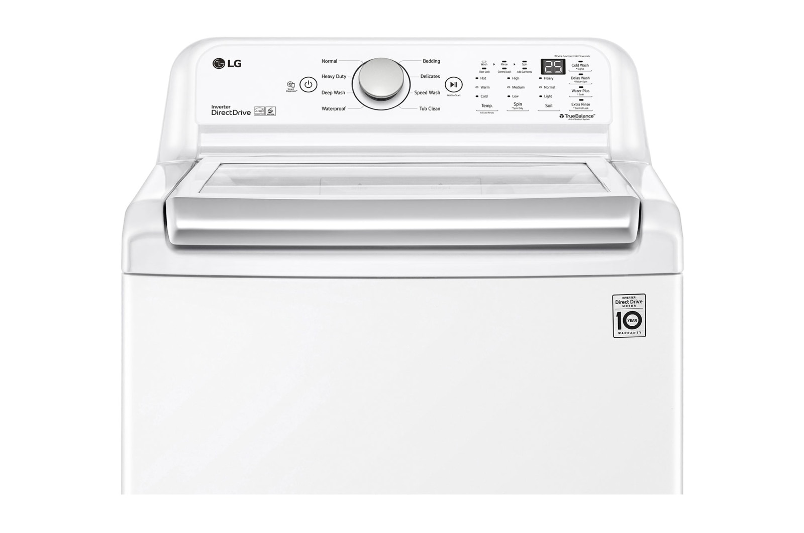 LG 5.8 cu. ft. Capacity Top Load Washer, WT7150CW