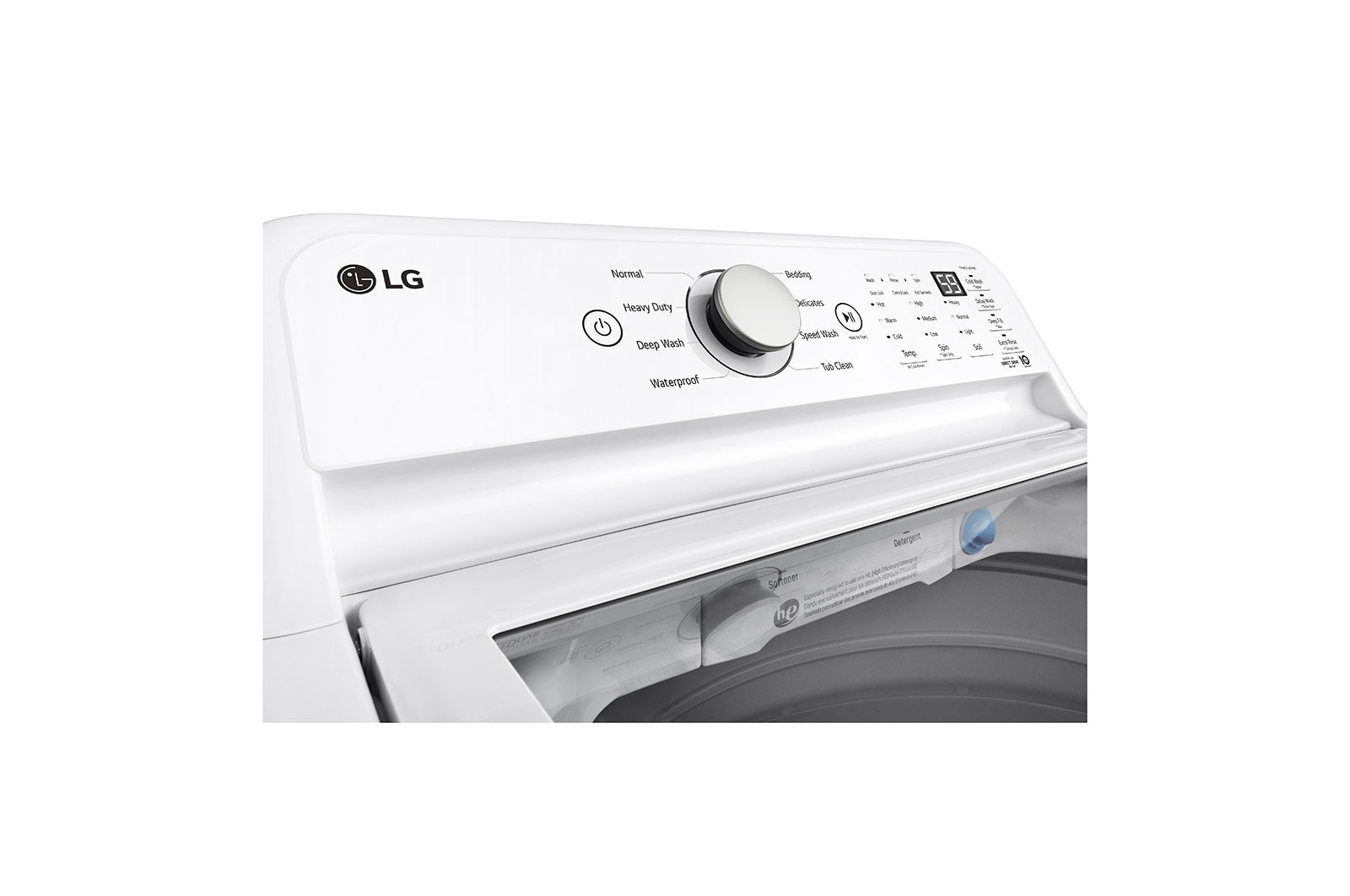 LG 5.6 cu. ft. Capacity Top Load Washer, WT7155CW
