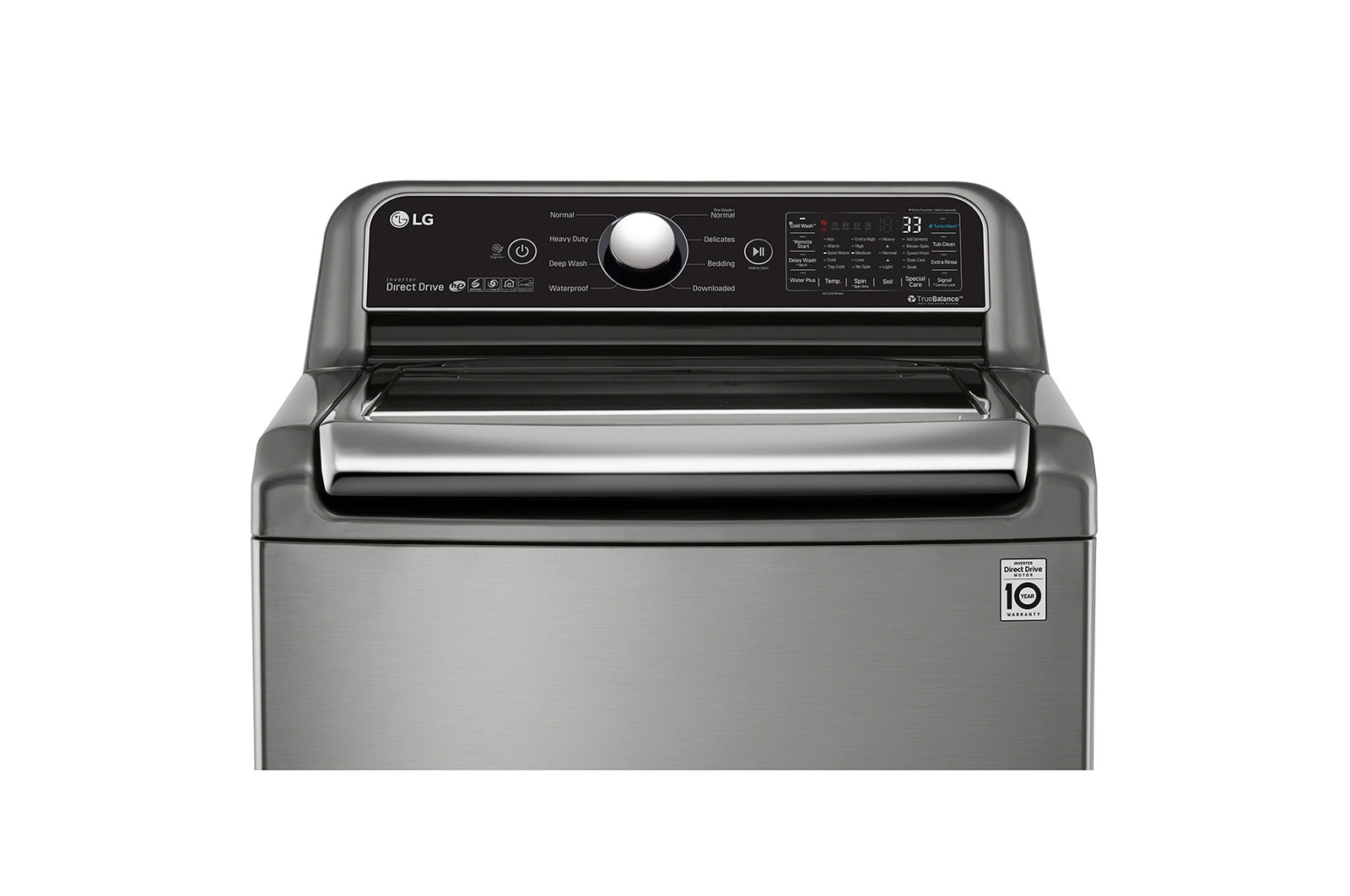 LG 5.8 cu.ft Top Load Washer with TurboWash3D™ Technology, WT7300CV