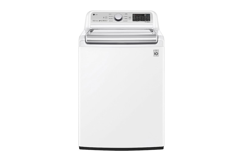 Front view of 5.8 cu.ft Top Load Washer with TurboWash3D™ Technology WT7300CW