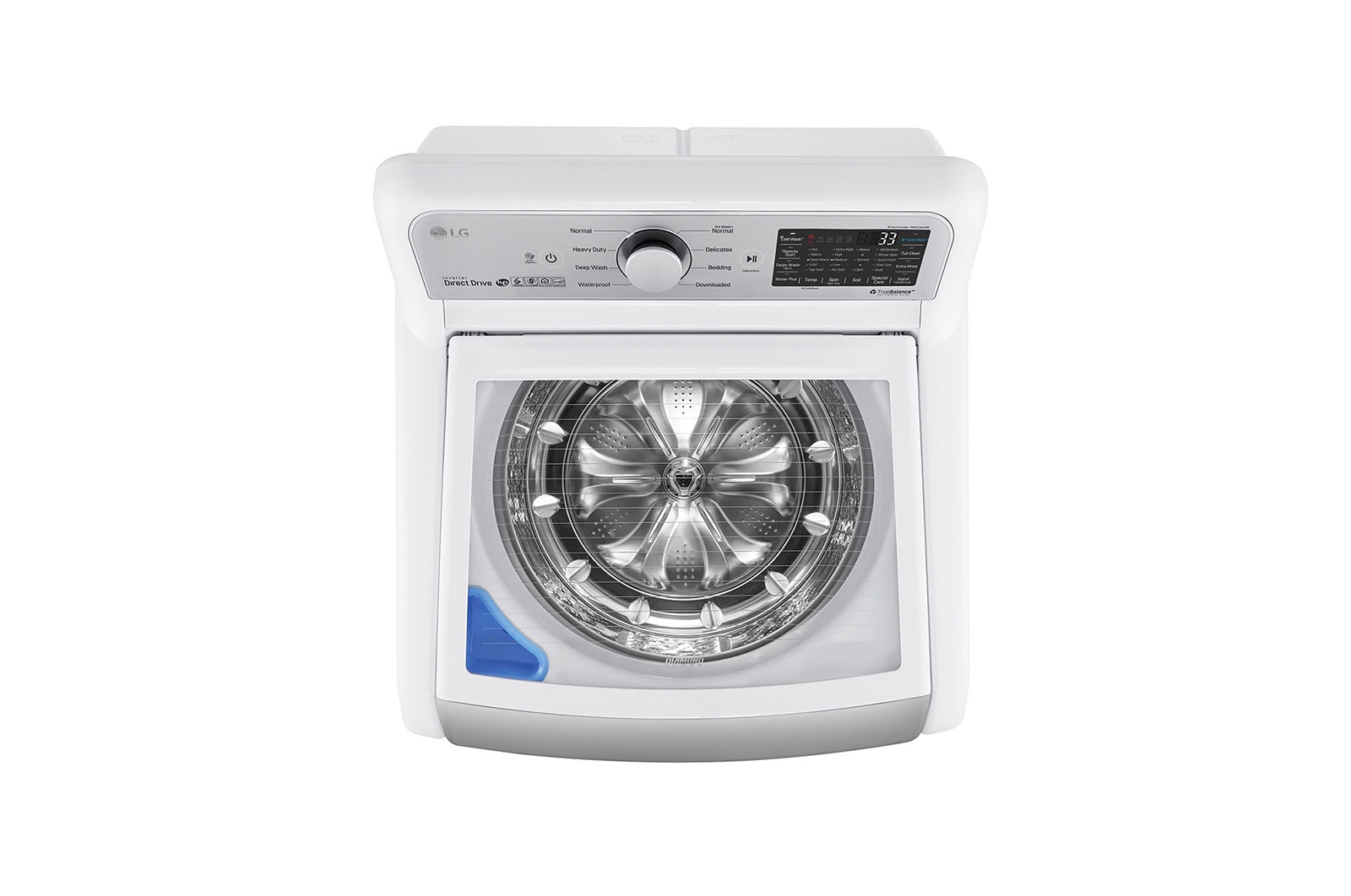 LG 5.8 cu.ft Top Load Washer with TurboWash3D™ Technology, WT7300CW