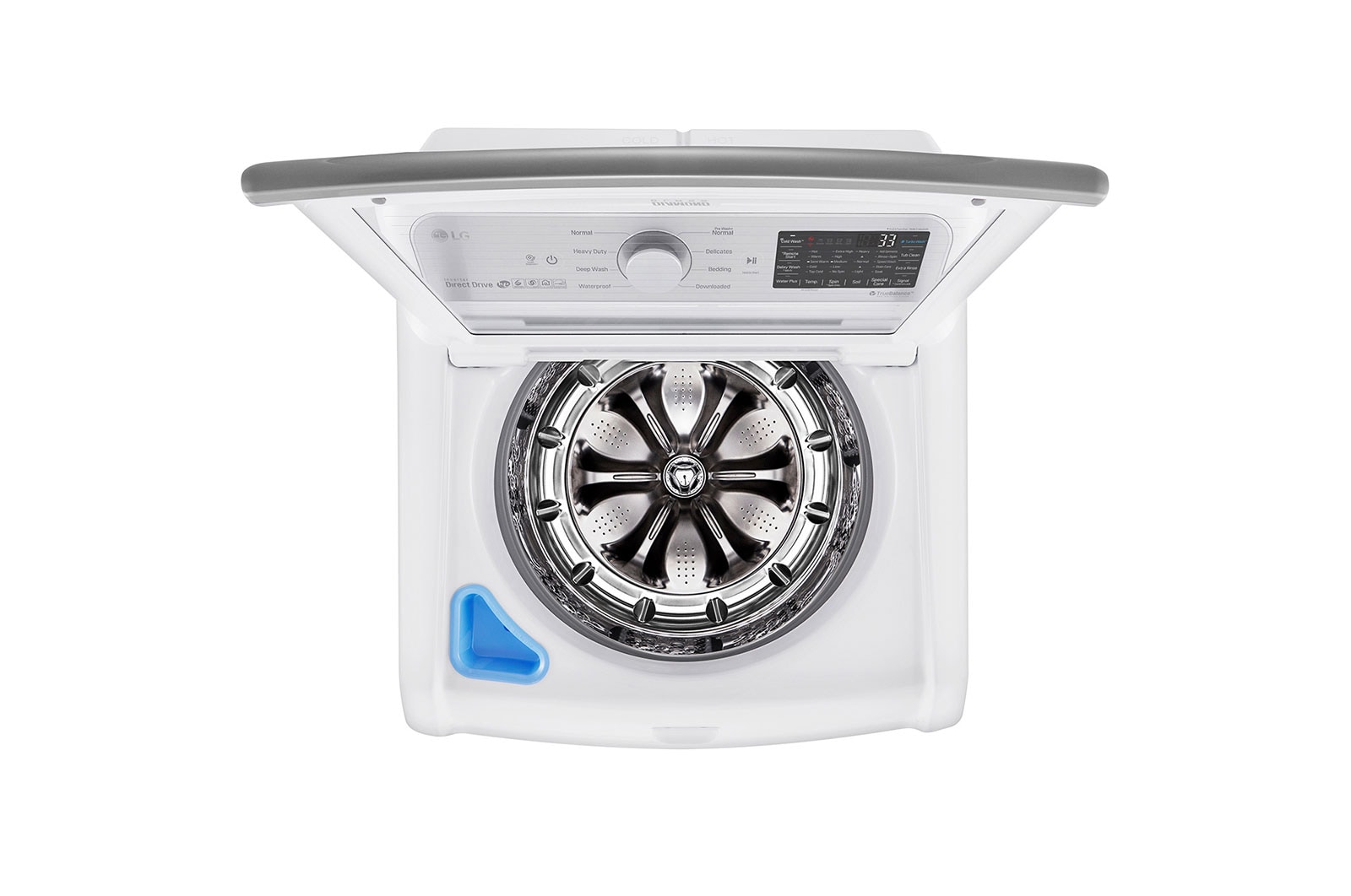 LG 5.8 cu.ft Top Load Washer with TurboWash3D™ Technology, WT7300CW