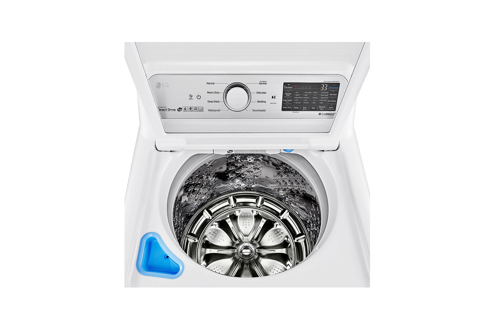 LG 5.8 cu.ft Top Load Washer with TurboWash3D™ Technology, WT7300CW
