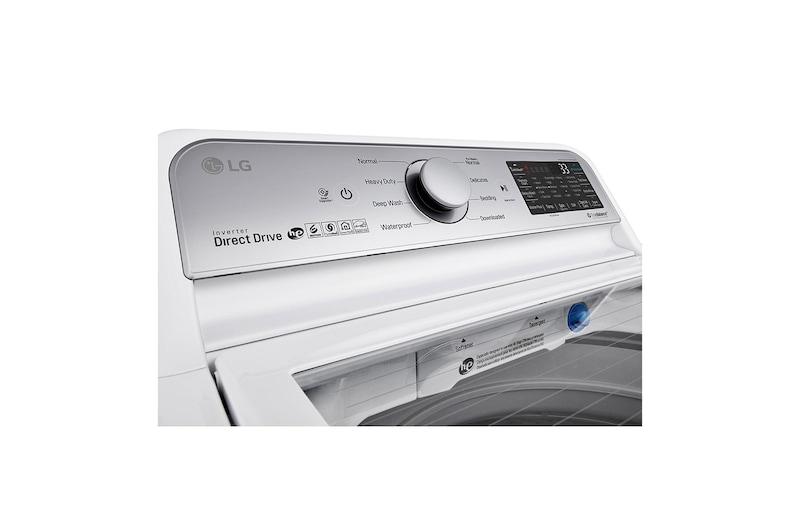LG 5.8 cu.ft Top Load Washer with TurboWash3D™ Technology, WT7300CW