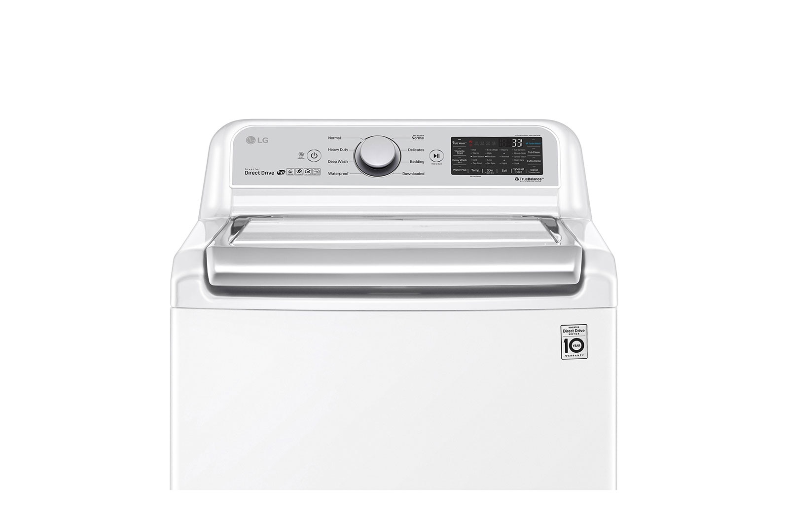 LG 5.8 cu.ft Top Load Washer with TurboWash3D™ Technology, WT7300CW