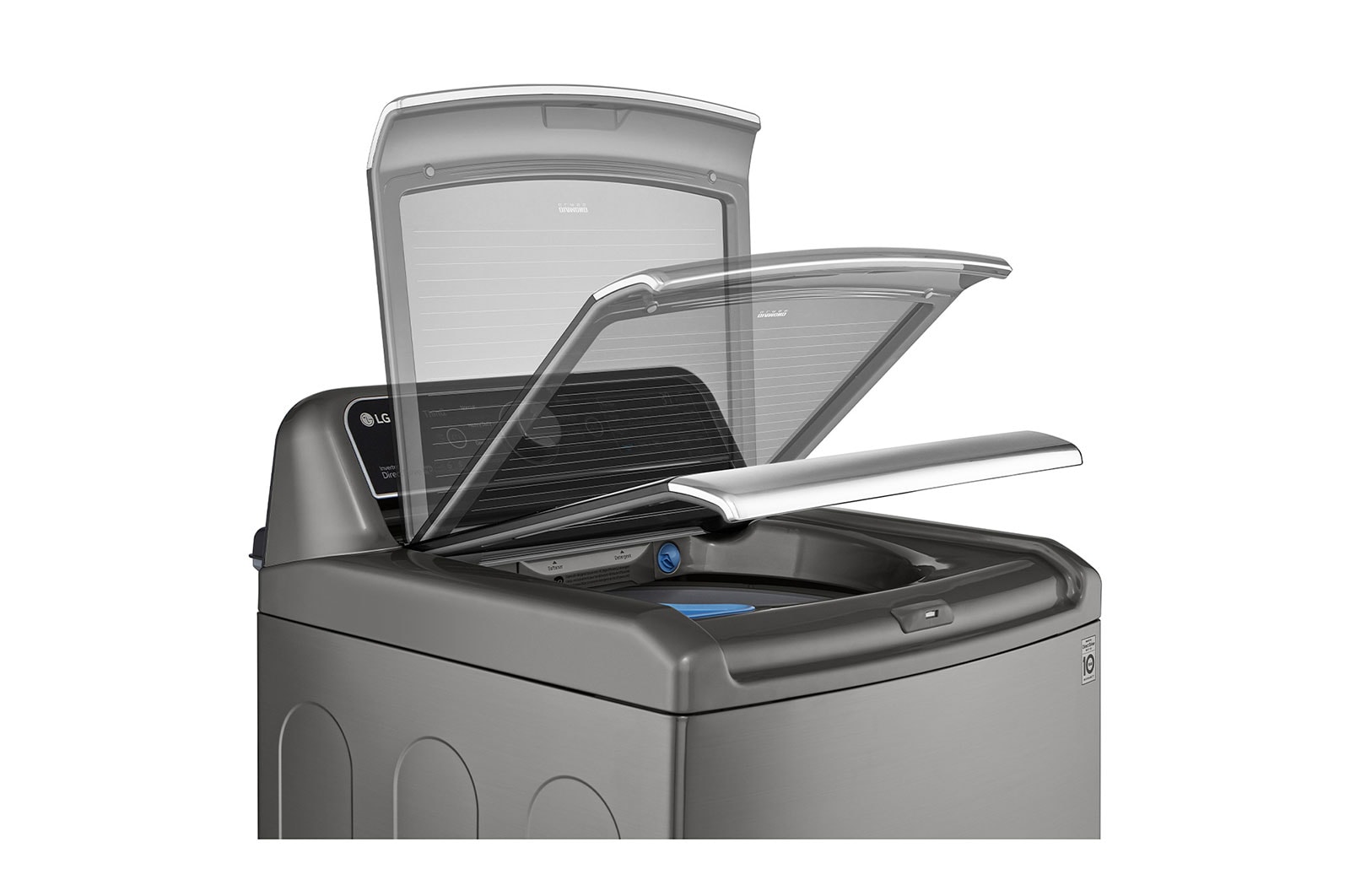 LG 5.6 cu. ft. Mega Capacity Smart WiFi Enabled Top Load Washer with Agitator and TurboWash3D™ Technology, WT7305CV