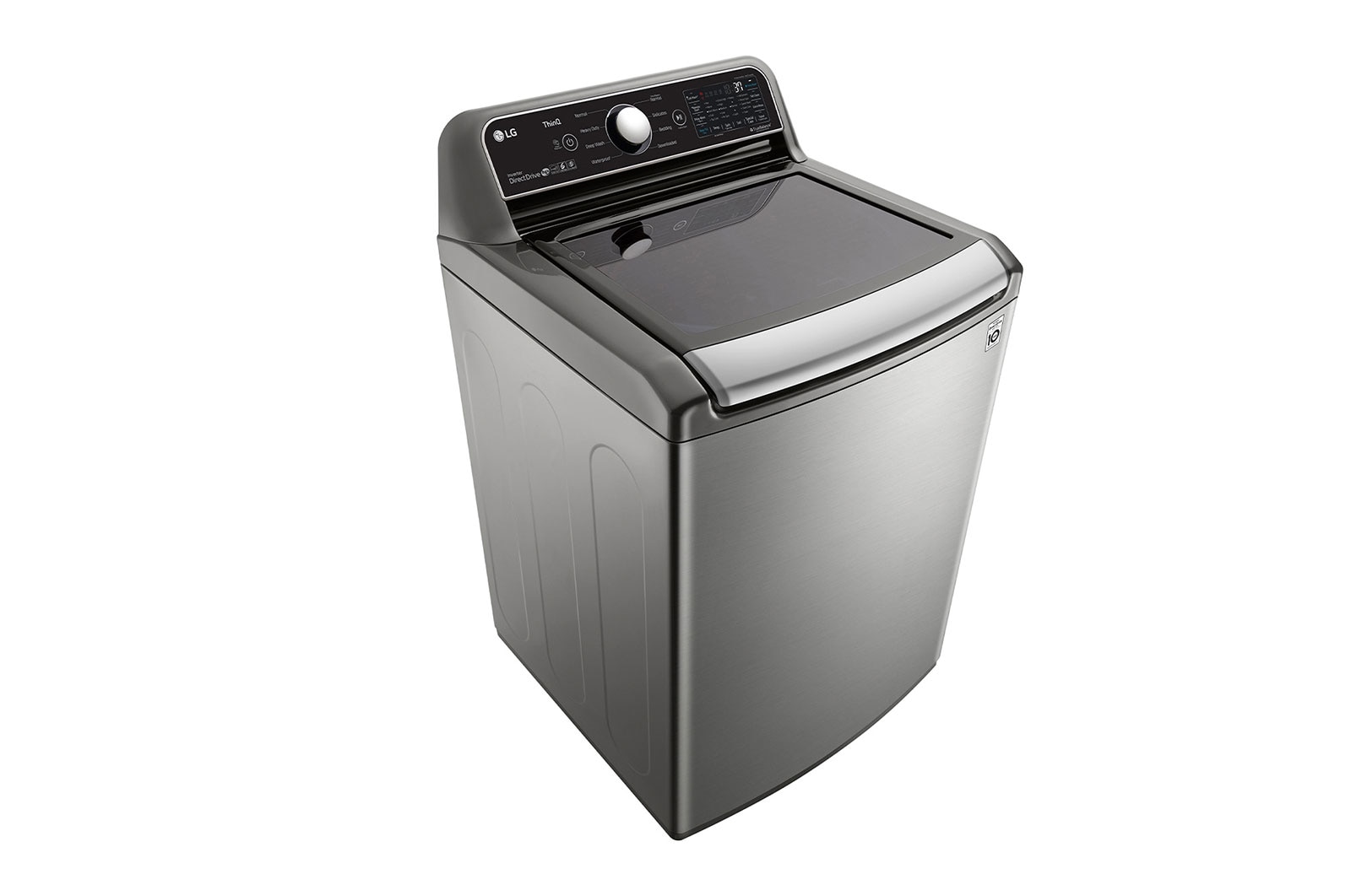 LG 5.6 cu. ft. Mega Capacity Smart WiFi Enabled Top Load Washer with Agitator and TurboWash3D™ Technology, WT7305CV