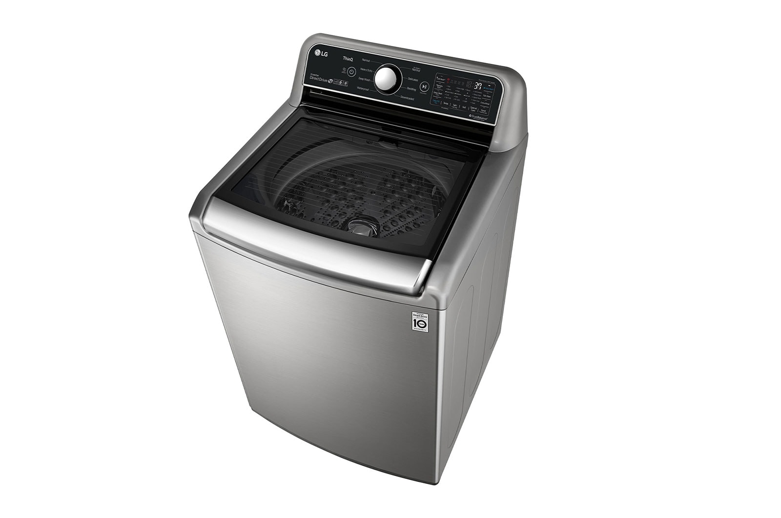 LG 5.6 cu. ft. Mega Capacity Smart WiFi Enabled Top Load Washer with Agitator and TurboWash3D™ Technology, WT7305CV