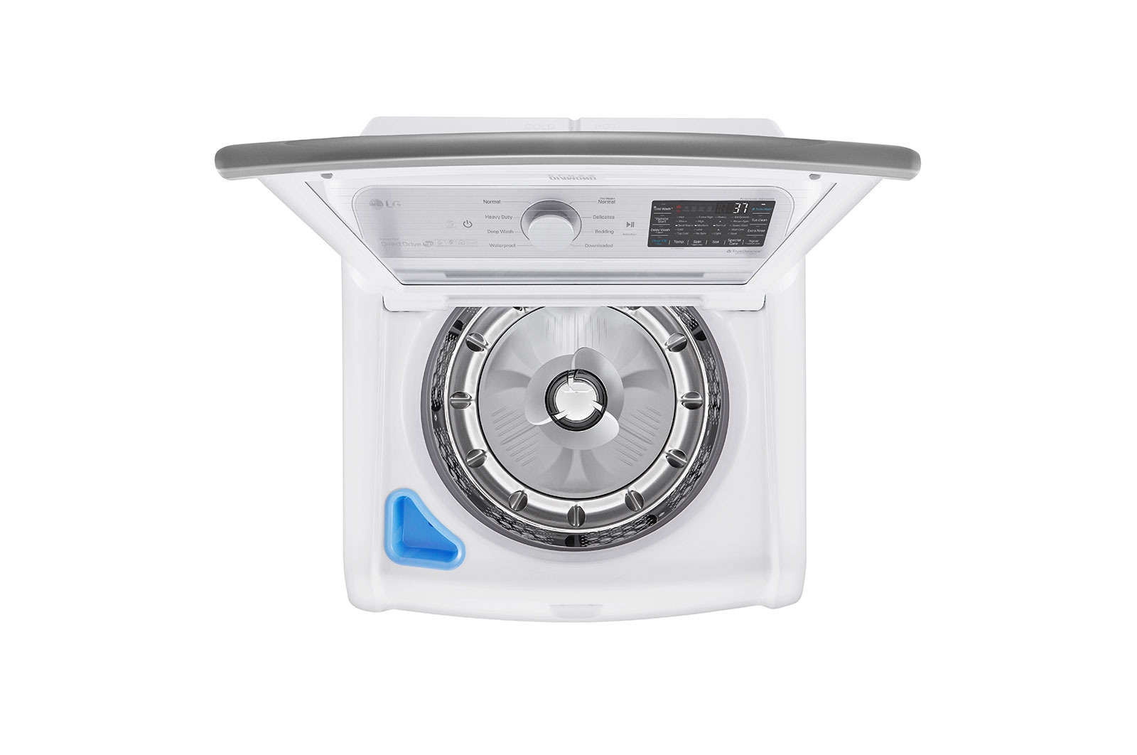 LG 5.6 cu. ft. Mega Capacity Smart WiFi Enabled Top Load Washer with Agitator and TurboWash3D™ Technology, WT7305CW