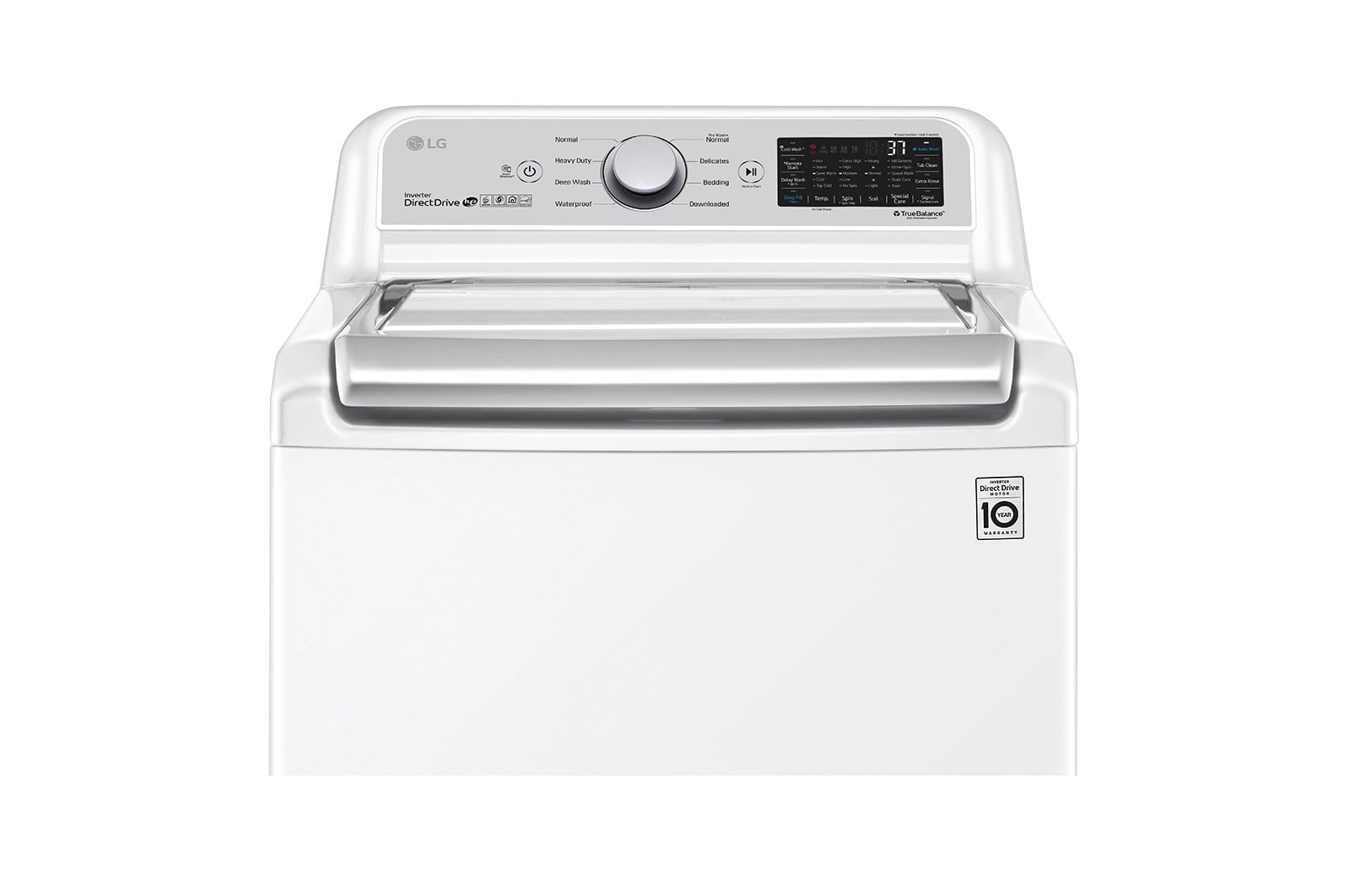 LG 5.6 cu. ft. Mega Capacity Smart WiFi Enabled Top Load Washer with Agitator and TurboWash3D™ Technology, WT7305CW