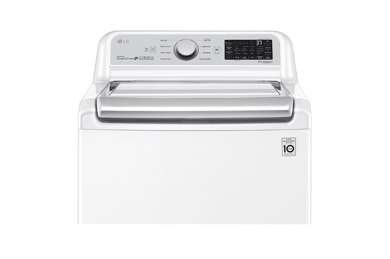 LG 5.6 cu. ft. Mega Capacity Smart WiFi Enabled Top Load Washer with Agitator and TurboWash3D™ Technology, WT7305CW