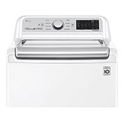 LG 5.6 cu. ft. Mega Capacity Smart WiFi Enabled Top Load Washer with Agitator and TurboWash3D™ Technology, WT7305CW