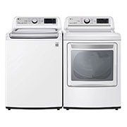 LG 5.6 cu. ft. Mega Capacity Smart WiFi Enabled Top Load Washer with Agitator and TurboWash3D™ Technology, WT7305CW