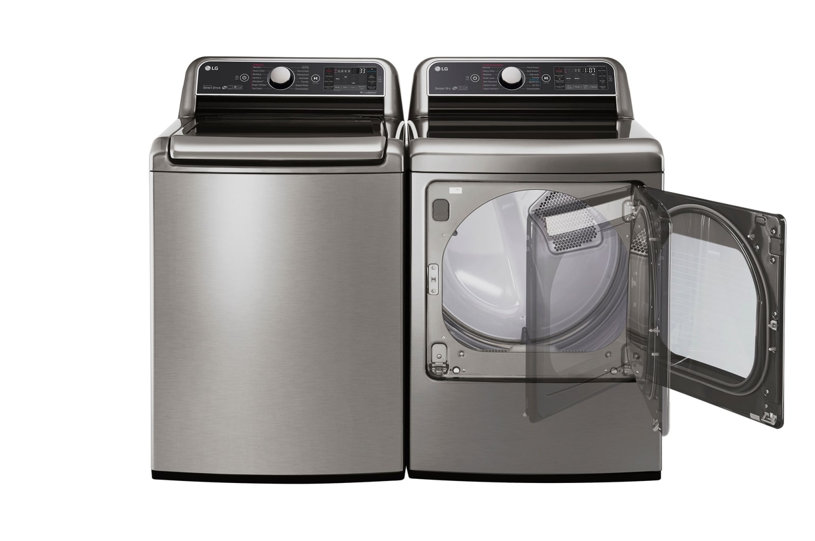 LG 6.0 cu. ft. High Efficiency Top Load Steam Washer with TurboWash Technology, WT7600HVA
